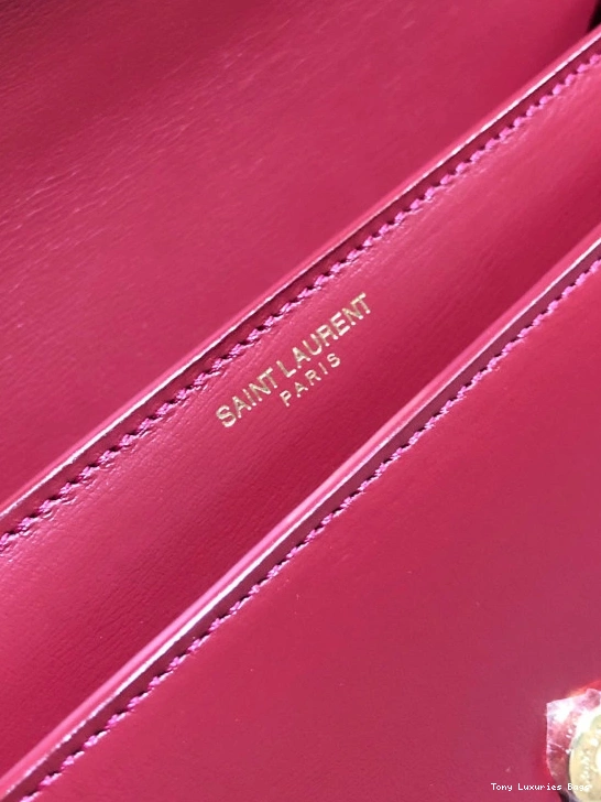 Tony Luxuries SUNSET SATCHEL MEDIUM LEATHER IN SMOOTH YSL 0814